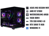 EXTREMEGAMER X MINI EDT BLACK LVL 2L - AMD Ryzen 7 5700X - 16 GB - 1 TB - GeForce RTX™ 5060 Ti