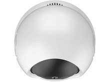 Charger l&#39;image dans la galerie, Caméra de sécurité blanche en forme de dôme, vue de dessus, isolée.
