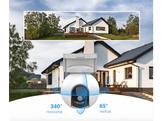 EZVIZ Caméra de surveillance Batterie PT avec panneau solaire HB8 Pro 4K Kit