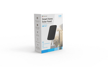 Charger l&#39;image dans la galerie, Une boîte de panneau solaire EZVIZ Smart Home blanche avec des détails du produit et un symbole de port Type-C.
