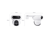 EZVIZ Outdoor PT Dual Lens Camera H90 2K+  Caméra de sécurité