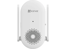 Charger l&#39;image dans la galerie, Prolongateur de réseau EZVIZ blanc. Possède deux antennes, un motif en forme de haut-parleur et le logo EZVIZ.
