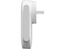 Charger l&#39;image dans la galerie, Un adaptateur de prise blanc avec un côté rectangulaire et une prise.
