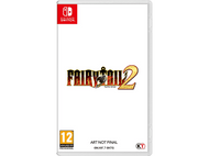 Boîte de jeu Nintendo Switch. Couverture du jeu Fairy Tail 2, fond blanc.