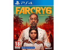Charger l&#39;image dans la galerie, La jaquette du jeu Far Cry 6 PS4 avec un homme tenant un enfant.
