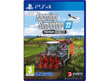 Charger l&#39;image dans la galerie, Boîte du jeu Farming Simulator 22. Une moissonneuse-batteuse dans un champ, ciel bleu et oiseau.
