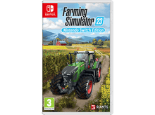 Charger l'image dans la galerie, Boîte de jeu Farming Simulator 23 pour Nintendo Switch. Un tracteur sur la couverture, avec une scène de ferme.
