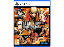Charger l&#39;image dans la galerie, Boîte de jeu PS5 : &#39;FATAL FURY City of the Wolves&#39; avec plusieurs personnages d&#39;anime.
