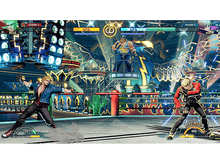 Charger l&#39;image dans la galerie, Deux personnages de jeu vidéo dans une scène de combat. Un blond, un bleu. Ils sont en plein combat.
