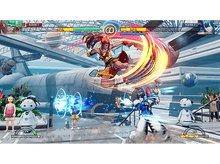 Charger l&#39;image dans la galerie, Une scène de jeu de combat avec deux personnages féminins dans un environnement futuriste.
