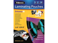 FELLOWES Pochettes de plastification A3 80 micron - 25 pièces (5396403)