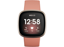 Charger l&#39;image dans la galerie, FITBIT Activity tracker Versa 3 Clay Pink Soft Gold (FB511GLPK)
