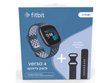 FITBIT Smartwatch Versa 4 Black + Bracelet Bleu (FB523BKBK-EUBNDL)