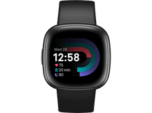 Charger l&#39;image dans la galerie, FITBIT Smartwatch Versa 4 Black/Graphite Aluminium (FB523BKBK)
