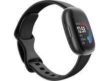 Charger l&#39;image dans la galerie, FITBIT Smartwatch Versa 4 Black/Graphite Aluminium (FB523BKBK)
