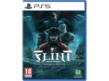 Charger l&#39;image dans la galerie, Jaquette du jeu PS5 : &#39;FLINT: Treasure of Oblivion&#39; avec des pirates et des navires sur l&#39;eau.
