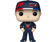 Figurine Funko Pop de Max Verstappen en tenue Red Bull.