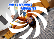 Petite bannière menant à la page Nos catégories favorites