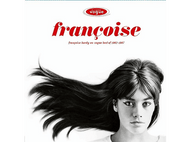 Pochette d'album. Le visage d'une femme aux cheveux noirs. Le titre de l'album est en haut en rouge.