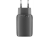 FRESH N REBEL 100W PD Wall Charger USB-A + 2x USB-C - Storm Grey - Chargeur