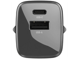 FRESH N REBEL 30W PD Wall Charger USB-A + USB-C - Storm Grey - Chargeur