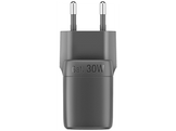 FRESH N REBEL 30W PD Wall Charger USB-A + USB-C - Storm Grey - Chargeur