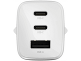 FRESH N REBEL 67W PD Wall Charger USB-A + 2x USB-C - Ice Grey - Chargeur