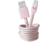 FRESH N REBEL Câble USB vers USB-C 2 m Smokey Pink (2UCC200SP)