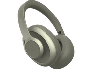 Casque vert olive sur fond noir. Les écouteurs sont visibles. Le nom 'Blaze' est imprimé sur le côté.