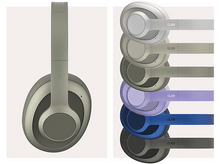 Charger l&#39;image dans la galerie, Casque audio de différentes couleurs. La gauche montre le côté, la droite le dessus.
