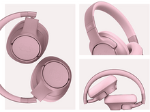 Charger l&#39;image dans la galerie, Casque, couleur rose, affiché sous différentes vues, montrant le design.
