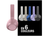 FRESH N REBEL Casque audio sans fil Clam Core Pastel Pink (3HP3200PP)