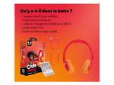 FRESH N REBEL CODE JUNIOR Casque audio sans fil pour enfants Funny Fox 3JHP1000FF