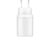 FRESH N REBEL Chargeur mural PD 100 W USB-A + 2 ports USB-C - Ice Grey