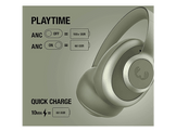 FRESH N REBEL Clam Ace 2 Casque audio Dried Green