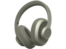 Charger l&#39;image dans la galerie, Casque gris isolé sur fond blanc. Oreillettes et arceau visibles.
