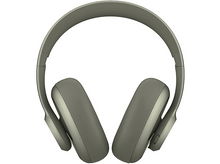 Charger l&#39;image dans la galerie, Casque circum-auriculaire, gris clair. Coussinets et arceau visibles.
