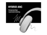 FRESH N REBEL Clam Ace  Casque audio sans fil avec réduction de bruit  - Blanc (3HP4300IG)