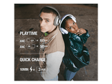 FRESH N REBEL Clam Ace  Casque audio sans fil avec réduction de bruit  - Blanc (3HP4300IG)