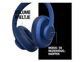 FRESH N REBEL Clam Ace Casque audio sans fil avec réduction de bruit - Bleu (3HP4300TB)