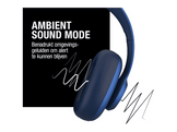 FRESH N REBEL Clam Ace Casque audio sans fil avec réduction de bruit - Bleu (3HP4300TB)