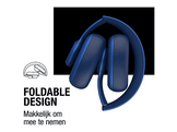 FRESH N REBEL Clam Ace Casque audio sans fil avec réduction de bruit - Bleu (3HP4300TB)