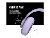 FRESH N REBEL Clam Ace Casque audio sans fil avec réduction de bruit - Mauve (3HP4300DL)