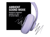 FRESH N REBEL Clam Ace Casque audio sans fil avec réduction de bruit - Mauve (3HP4300DL)