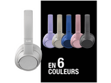 FRESH N REBEL Casque audio sans fil Clam Core Ice Grey (3HP3200IG) Casque audio sans fil Blanc