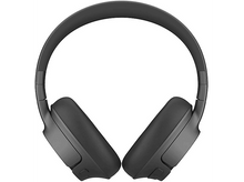 Charger l&#39;image dans la galerie, Casque noir, vue de dessus. Les oreillettes sont orientées vers l&#39;extérieur.
