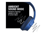 FRESH N REBEL Clam Fuse Casque audio sans fil avec réduction de bruit - Bleu (3HP3300TB)
