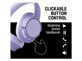 FRESH N REBEL Clam Fuse Casque audio sans fil avec réduction de bruit - Mauve (3HP3300CL) Casque audio sans fil Mauve