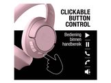 FRESH N REBEL Clam Fuse Casque audio sans fil avec réduction de bruit  - Rose (3HP3300PP)
