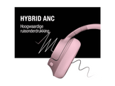 FRESH N REBEL Clam Fuse Casque audio sans fil avec réduction de bruit  - Rose (3HP3300PP)
